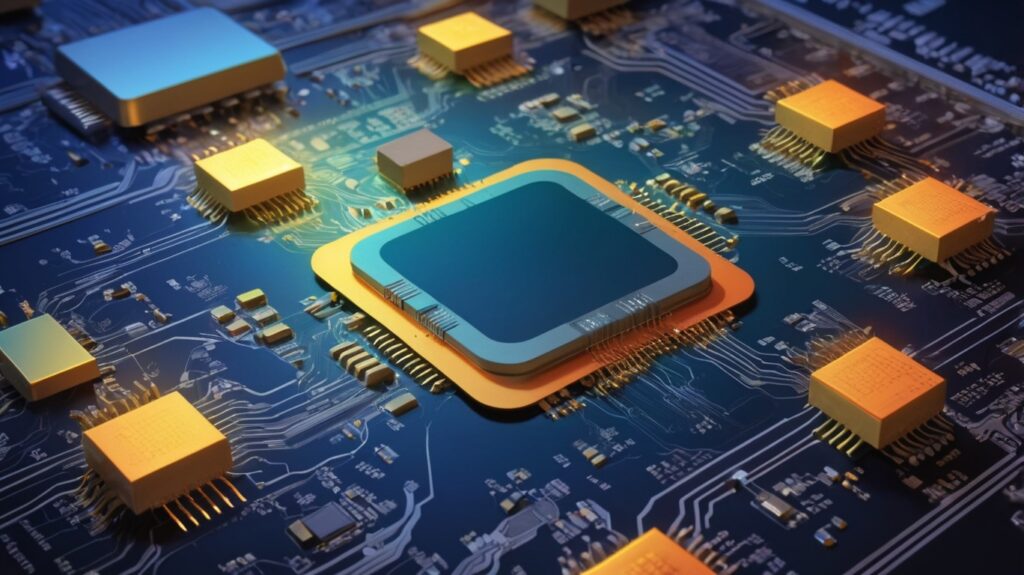 Diagram illustrating the structure and function of semiconductors in electronics.